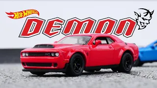 Dodge Challenger SRT Demon RED Hot Wheels Custom