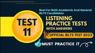 IELTS LISTENING PRACTICE TEST 2022 | TEST 11 | LISTENING IELTS PRACTICE TEST | 18/10/2022