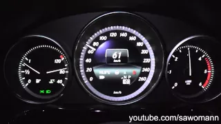 2014 Mercedes-Benz E 300 231 HP 0-100 km/h & 0-100 mph Acceleration GPS