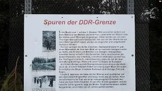 4,9 Km Rundwanderweg "Kleine Grenzwanderung" am Grünen Band - Kalte Küche - Thüringer Wald