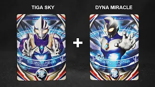 UR ORB Ring : Tiga Sky + Dyna Miracle (test) | Ultraman Orb Ultra Replica Orb Ring