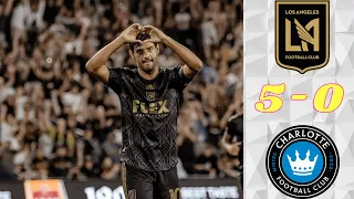 Los Angeles Fc 5-0 Charlotte / MLS 2022 Season Full Match HD