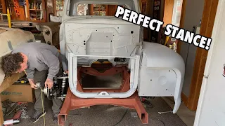 1952 FORD F1 PICKUP TRUCK Build UPDATE - INSTALLING my Dad's TCI IFS WITH RideTech Coilovers!