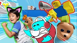 RYAN ESCAPES ALL PETS IN ROBLOX! Let's Play Roblox Pet Escape 2 with Big Gil