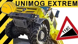 UNFASSBAR! 110% STEIGUNG im SELBSTVERSUCH | UNIMOG TEST EXTREM