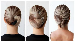 😍 8 EASY DIY Elegant Hairstyles Compilation 😍 Hairstyles  for Special occasion, Christmas, New Year