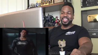 JUSTICE LEAGUE SNYDER CUT "Black suit Superman" Clip Trailer (2021) - Reaction!