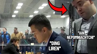 Nepomniachtchi SURPRISED To See Ding Liren WINNING His Game