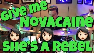 Give Me Novacaine /She's A Rebel - Drum cover - Green Day