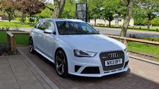 Audi RS4 B8 Modified Standard Exhaust Comparison With Standard Exhaust | Amazing V8 Sounds