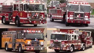 Fire Trucks Responding Compilation - Prince George’s County, MD Compilation #1