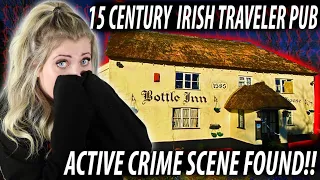 WE SHOULD HAVE NEVER GONE TO THIS ABANDONED 15th CENTURY IRISH TRAVELLERS PUB| CRIME SCENE FOUND!!