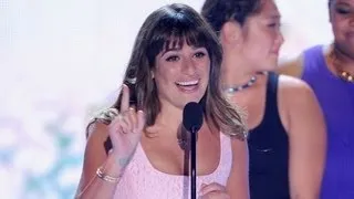 Lea Michele Speaks About Cory Monteith on Teen Choice Awards | POPSUGAR News