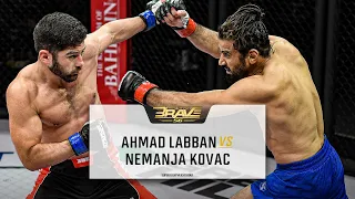 Ahmad Labban vs Nemanja Kovač | FREE MMA Fight | BRAVE CF 56