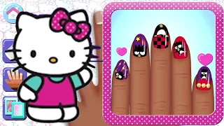 Hello Kitty Nail Salon｜Nail salon Manicure Decorating Badtz-Maru cute game (ios/Android)