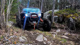 Tight Technical Trail With 4 Seat X3 Maverick....(Canam Maverick X3 Max XRS Turbo RR)