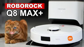 Roborock Q8 Max Plus 🔥 Кот VS Робот Пылесос 🐱 Система АНТИКОТ и 2 ТУРБО!