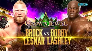 WWE Crown Jewel 2022 Official Match Card V1 HD