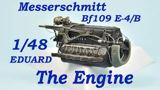 Messerschmitt Bf109 E-4/B DB601 Engine - Eduard Weekend edition1/48