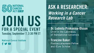 Ask a Researcher: Working in a Cancer Research Lab