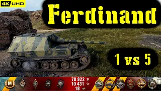 World of Tanks Ferdinand Replay - 8 Kills 6K DMG(Patch 1.6.1)