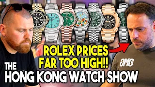 WATCH MARKET DEAD?! INTENSE Negotiations Buying NEW 2023 Rolex Releases At The Hong Kong Watch Show!