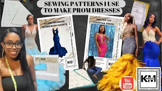 Sewing Patterns I use to Make My Prom Dresses!