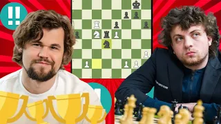 2872 Elo chess game | Hans Niemann vs Magnus Carlsen