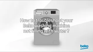 Washing machine not filling? Here is what to check | by Beko