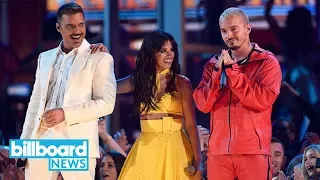 Camila Cabello Brings Out J Balvin, Ricky Martin for 2019 Grammys Performance | Billboard News