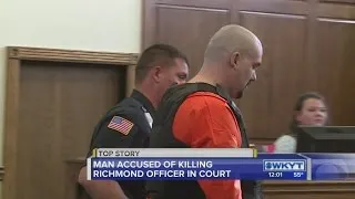 Man accused of killing Richmond officer in court