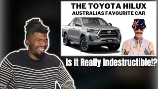 AMERICAN REACTS TO The Toyota Hilux: Australia's Favourite Car