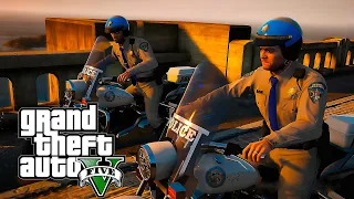 МАЙКЛ И ТРЕВОР ПОЛИЦЕЙСКИЕ ► Прохождение GTA V #22