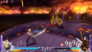 Dissidia: Duodecim - Cloud vs Level 255 Feral Chaos