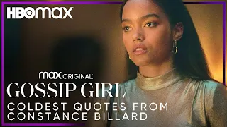 Gossip Girl | Coldest Quotes from Constance Billard | HBO Max