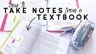 How To Take Notes From a Textbook | Reese Regan