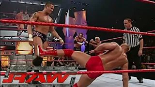 Evolution vs Maven, Mark Jindrak & Garrison Cade 6-Man Tag Team Match RAW Sep 22,2003