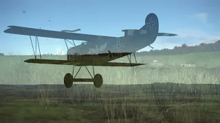 Verdun ground attack in the South (action from Il2's Flying Circus)