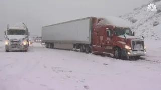 Winter storm slams Southern California, causing road closures and delays