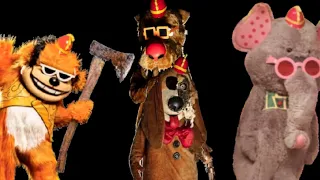 Todas las voces de los animatronicos the banana splits ingles