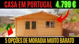 ✅5 OPÇÕES DE CASAS MUITO BARATA EM PORTUGAL EM 2022