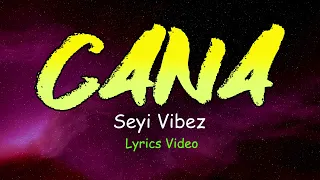 Seyi Vibez - Cana (Official Lyrics Video)