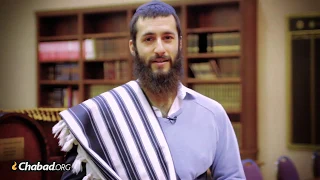 How to Put on a Tallit - The Jewish Prayer Shawl