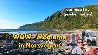 Die schönste Insel Norwegens | traumhafter Stellplatz auf Andøya  | Vanlife Norwegen