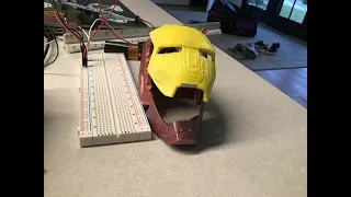 Micro iron man helmet with working mask! 🥶