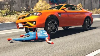 GTA 5 Ragdolls/Spiderman Compilation ep.9 (Euphoria Physics, Fails, Funny Moments)