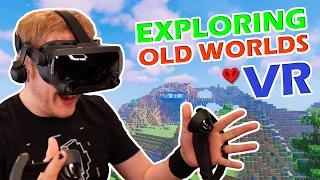 Exploring my Minecraft Hardcore Worlds in VR!