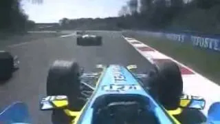 Formula 1 Fernando Alonso Onboard Renault R26 Monza Italia/italy 2006