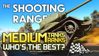 THE SHOOTING RANGE 197: Mid-tier medium tanks — who's the best? / War Thunder