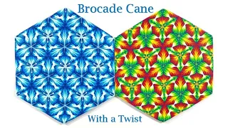 Brocade Cane with a Twist, a Polymer Clay Tutorial